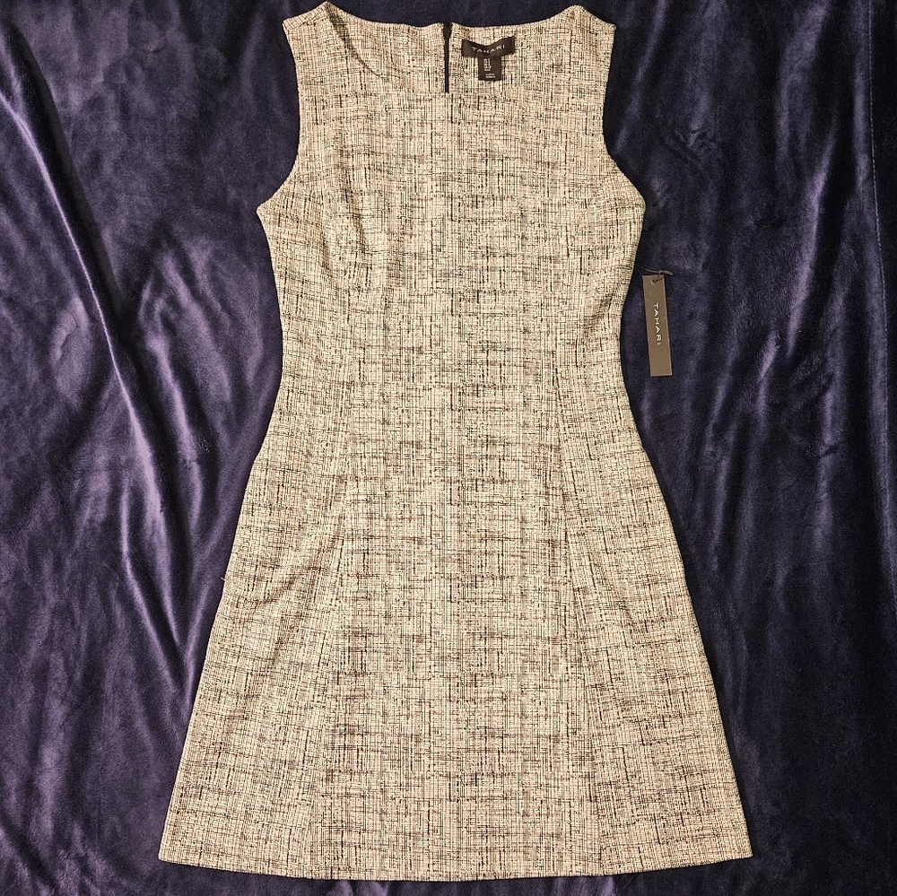 Tahari tweed dress with pockets!